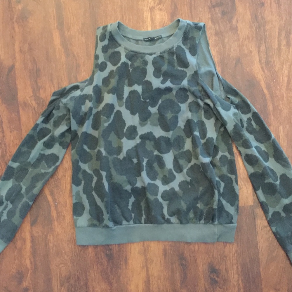 Cheetah Cutout sweater